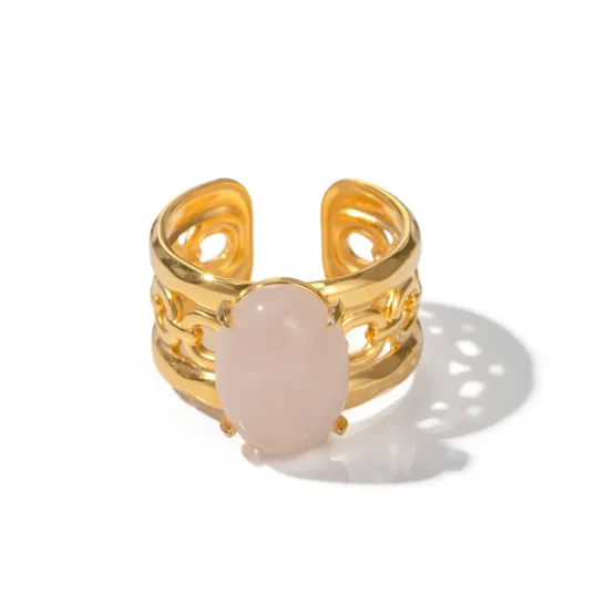 Pink Crystal Ring