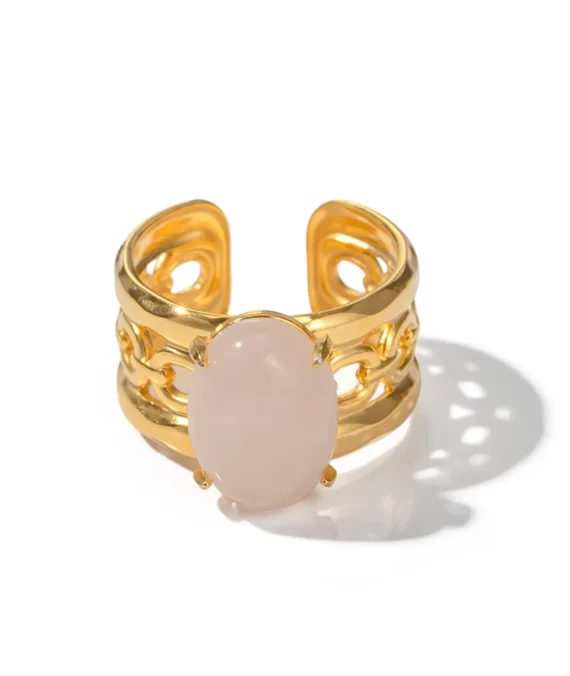 Pink Crystal Ring