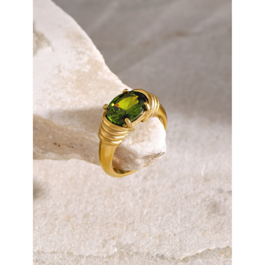 Mystic Emerald Ring