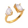 Crystal Duo Ring