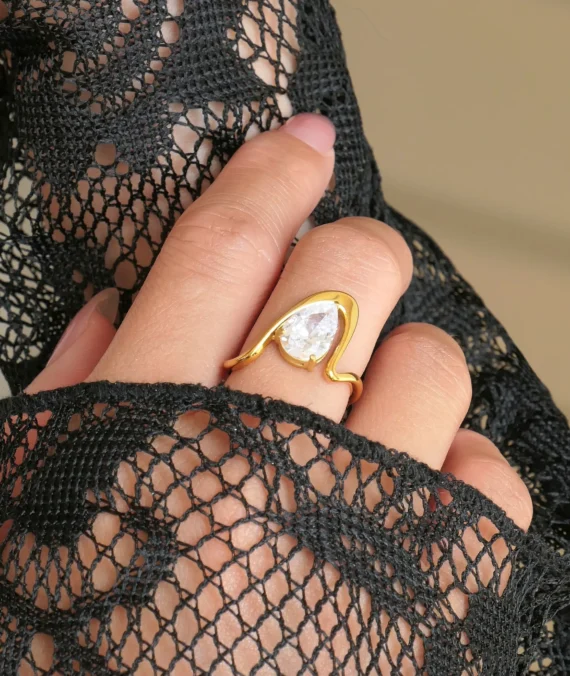 Tear Drop Ring