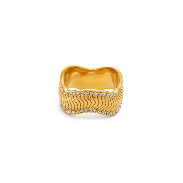 Wave Band Ring